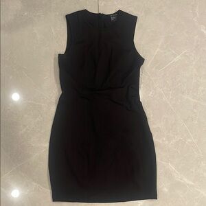 Armani Exchange Black Sheath Mini Dress